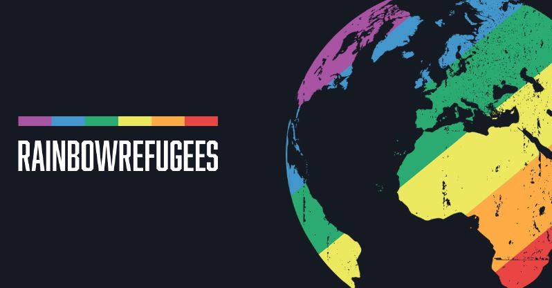 PeterWMurphy1's tweet photo. #UNHCR supports &amp; protects #LGBTI #refugees.
Please support @UNrefugees' great work
#rainbowrefugees #MardisGras2016 https://t.co/iGMx7sCQuC