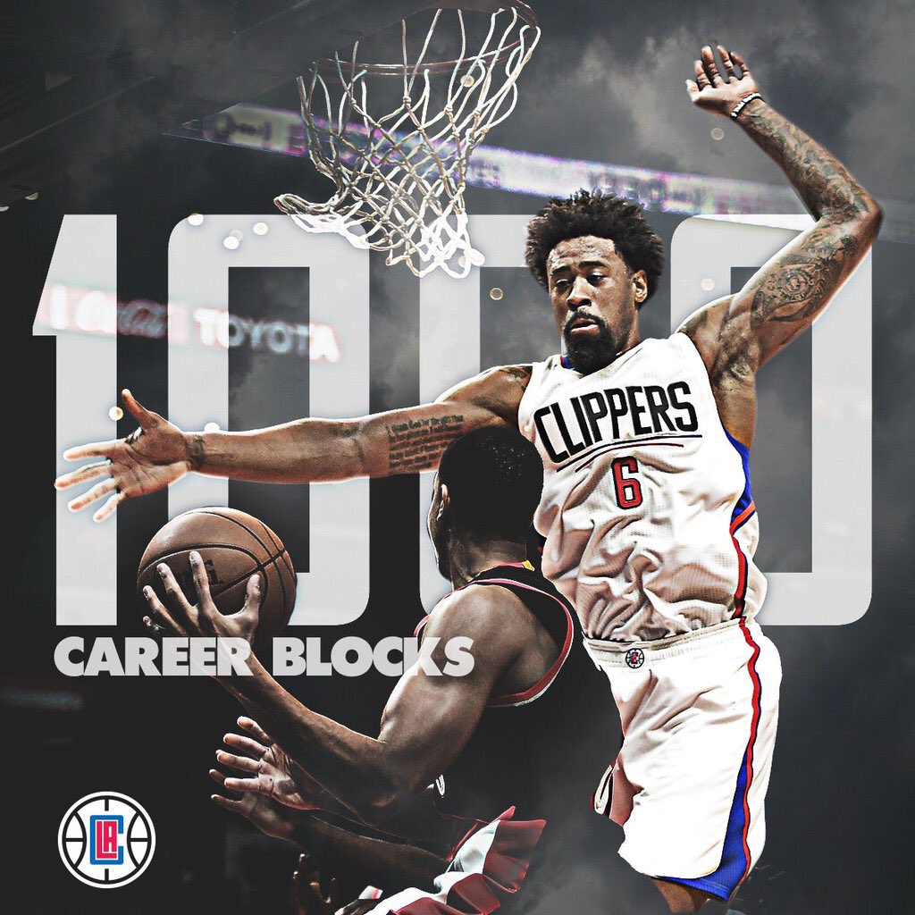 mykacraig's tweet photo. @LAClippers @deandrejordan6 #LobCity #getOutInFront #beRelentless play your game, defend #intimidate #teamBall ❤️❤️ https://t.co/SJMkxHQieS