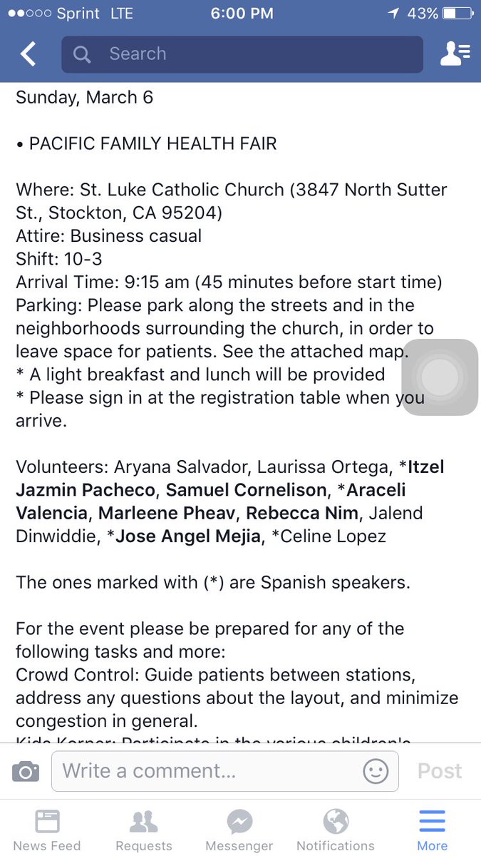 StaggKC's tweet image. Events tomorrow. Show up to your designated shift