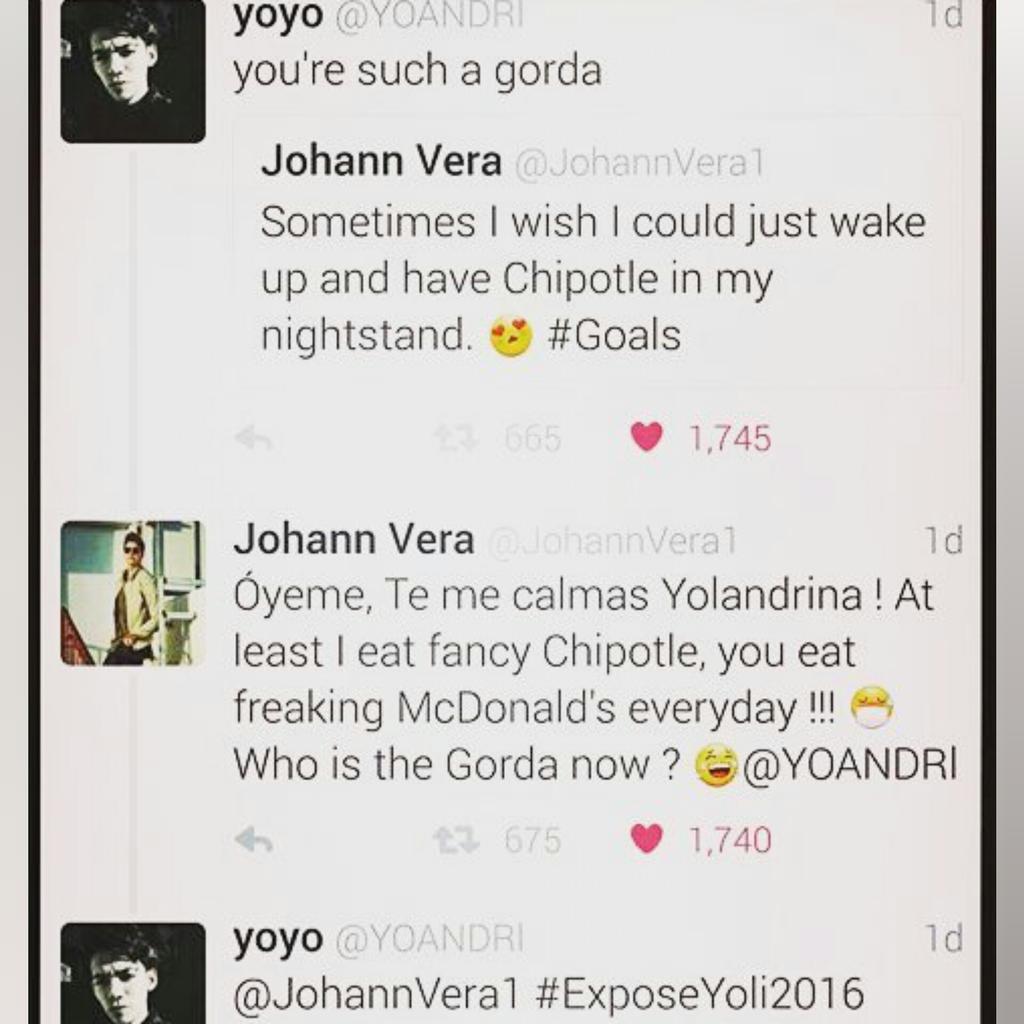keniajacobo401's tweet photo. 😂😂 I'm with yoli in this one... Fancy chipotle 😂😂 @YOANDRl @JohannVera1 😍😍😘😘 https://t.co/4HlWrnNkFH
