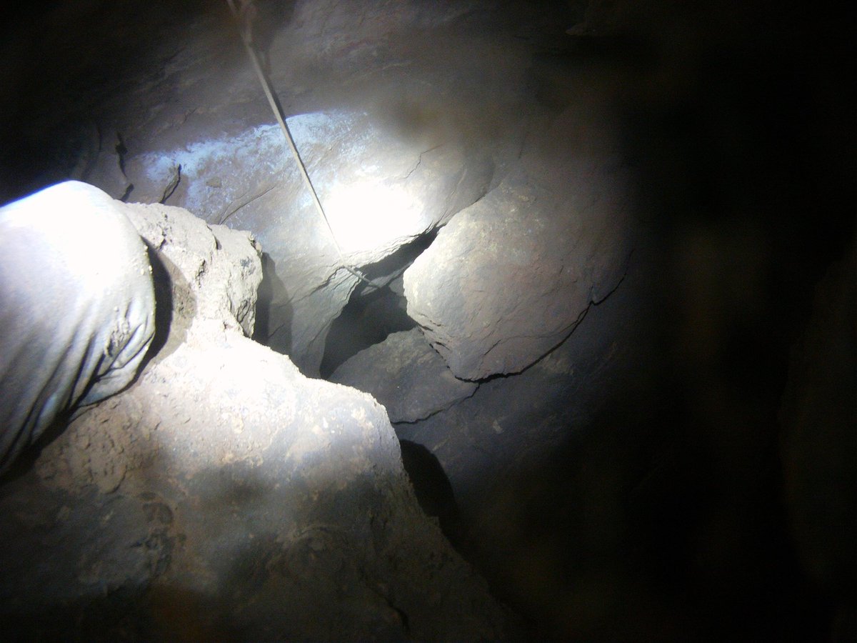 PaulVoight's tweet photo. Cooks Pit 51' pit down to lake water.
#Tennessee #caver #caving #cave #verticalcaving https://t.co/KCHpSTF3Z6