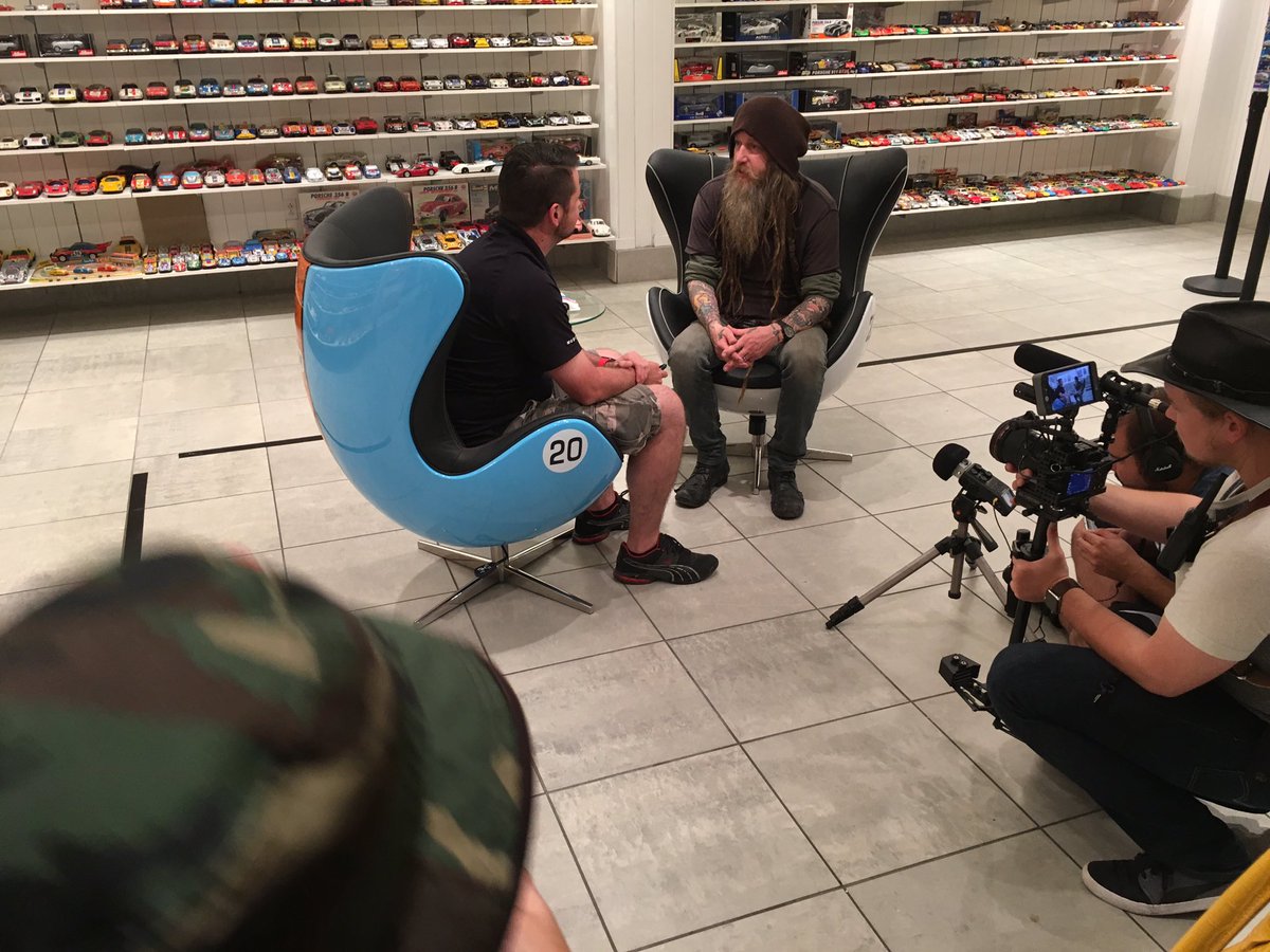 daddyprmiami's tweet photo. Talking about #Porsche at #DasRennTreffen in #Miami. Thank you @magnus_walker @charisculture https://t.co/nYfzexeNRs