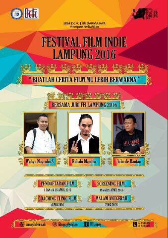 bandarlampung's tweet photo. #BDLevent | @kopfi_id FFI Lampung 2016. Pendataran s/d tanggal 15 April 2016 GRATIS! https://t.co/VRn7yczb2v https://t.co/4D7KTLhXLB