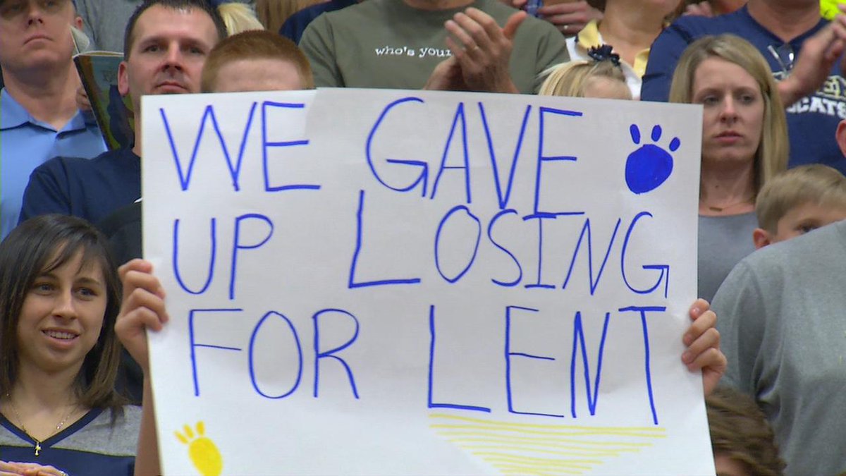 A sign from the <a href="/HaydenGirlsBbal/">Hayden Girls Basketball</a> game tonight. I wish I did that for Lent.
