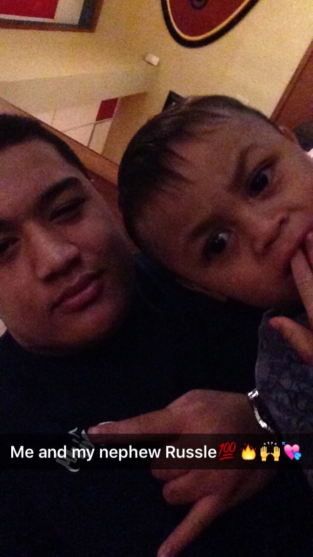 YaBoiTima's tweet photo. Me and my lil nephew Russle🔥💯 #RussleWilson #LilNeph #MaRida https://t.co/shZSY2ikpB