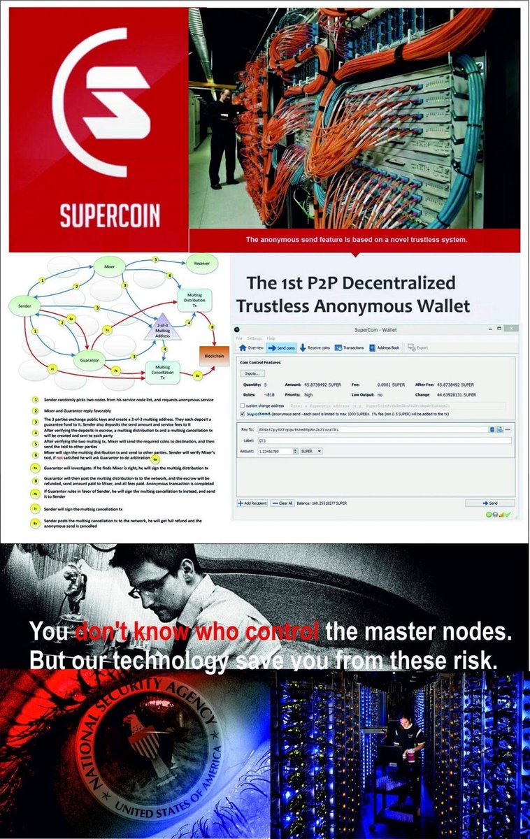 SupercoinR's tweet photo. #Supercoin info on our forum. https://t.co/qhoHqJmrVz
#anonymous #crypto #dash #ethereum #darknet #privacy #security https://t.co/AyMzU0gUzN