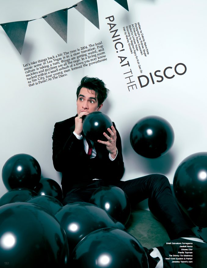 ____srg___'s tweet image. @theroguemag @PanicAtTheDisco photographer deserves an award for these amazing pictures of Brendon 😍