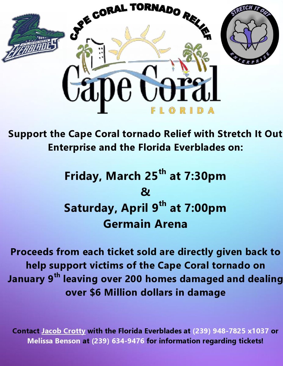 MeliB_FLAgent's tweet photo. Hockey Game...March 25th...Get Your Tickets NOW!!! https://t.co/RSssd74U71