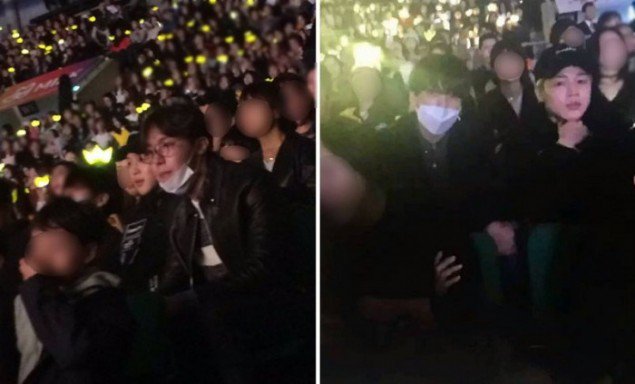 allkpop's tweet photo. BTS prove themselves to be Big Bang fans by attending concert https://t.co/jUVT62HLd7 https://t.co/hVNmPe7PuI