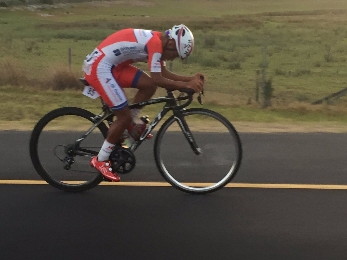 Solo break <a href="/CTCycleTour/">Cape Town Cycle Tour</a> - Josh Francis. Coming to the end of Blue Route