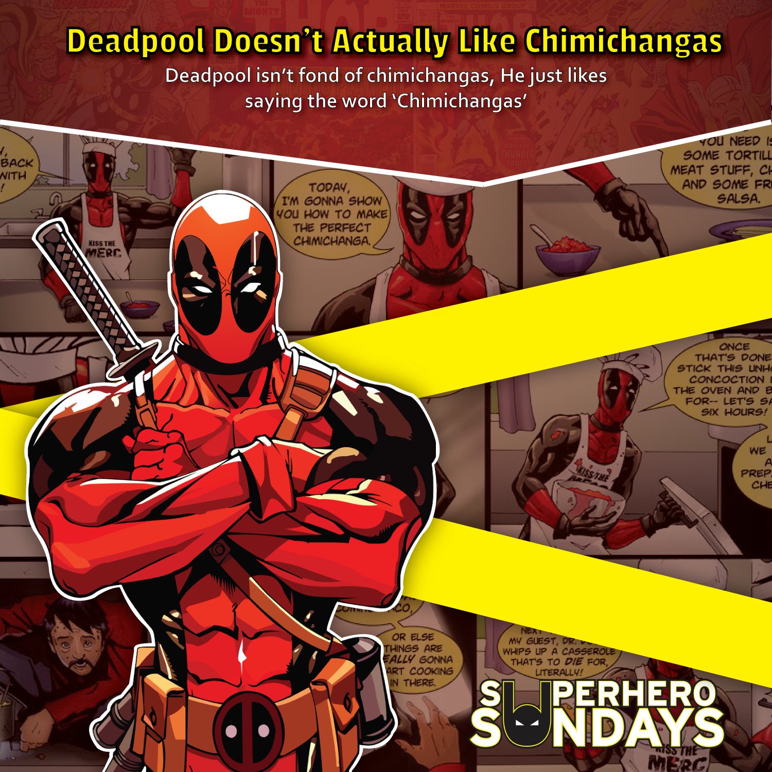 Comic Book Questions Answered: Does Deadpool Actually Even LIKE Chimichangas ?