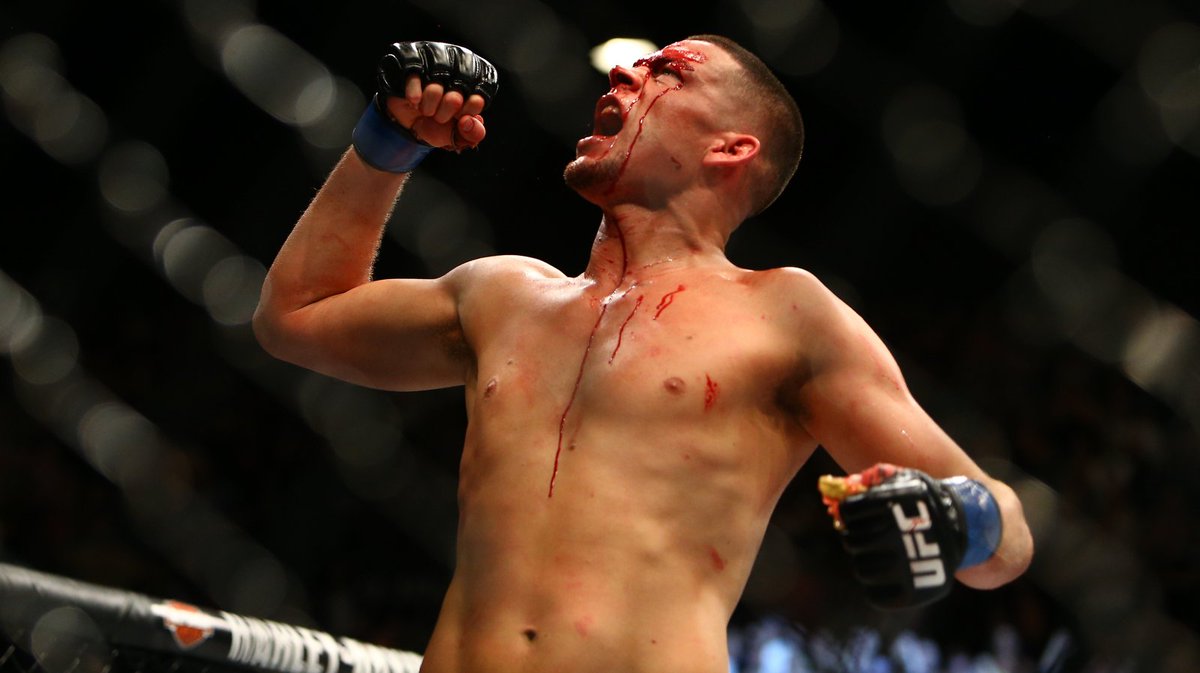 UFCONFOX's tweet photo. Nate Diaz has a message for Jon Anik after his win over Conor McGregor
https://t.co/TfGzqkwqMM
#UFC196 #UFC https://t.co/K3rzUCx4T0