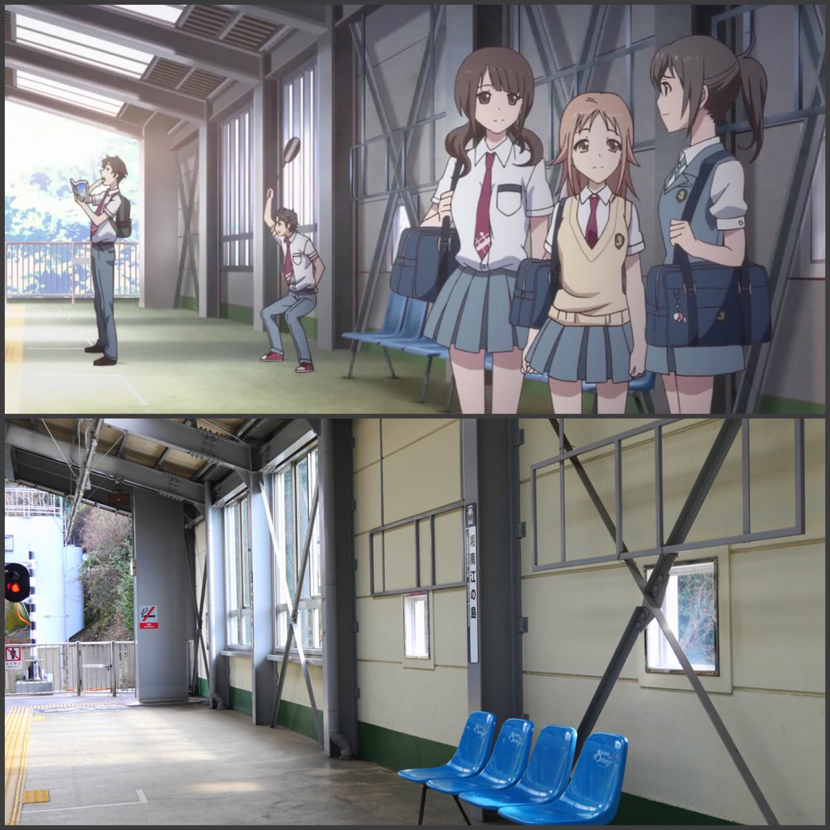 あるェ Btc海外部会 Tari Tari 聖地巡礼 その9 シーンは変わりまして 湘南モノレール 湘南江の島駅です ここの駅は入場券もあるのですが 値段が一駅分と同じでした せっかくだから乗れば良かった T Co Iahd7xasxa