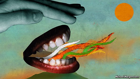 TheEconomist's tweet photo. The battle over Indian nationalism is getting ugly https://t.co/caGb21GxNh https://t.co/Vblu5fKVhZ