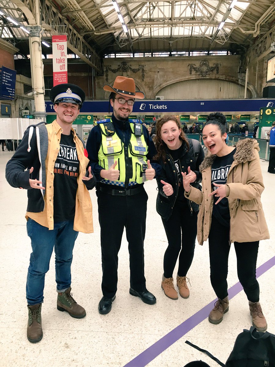 GeoG_Jailbreak's tweet photo. Police photo. Sheriff Woody swaps his hat @VolunteerCUSU #jailbreakCUSU https://t.co/TeFKdeypsA