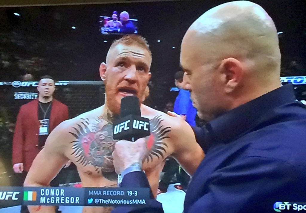 Holly0910's tweet photo. "These things happen. I'll learn, I'll grow" 💚💪🏼 didn't expect to see McGregor lose this morning! Such a good fight https://t.co/1FKqA4TjBU