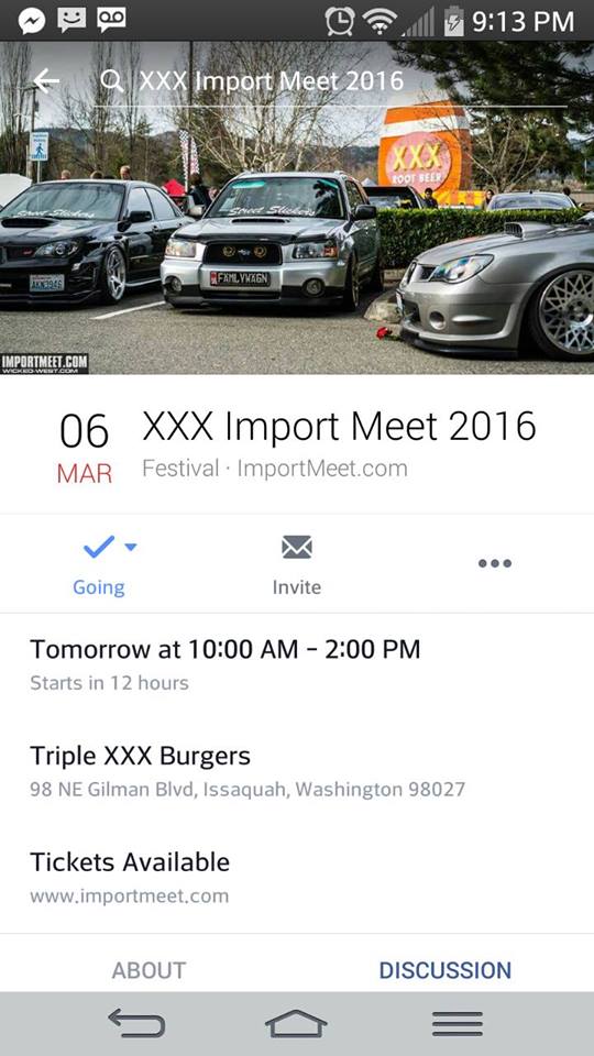 Redstart_Racing's tweet photo. Come out to XXX Burgers in #Issaquah tomorrow and say hi! We'll have free swag! #RedstartRacing #AllFoursRallyTeam https://t.co/a2zu4WDToC