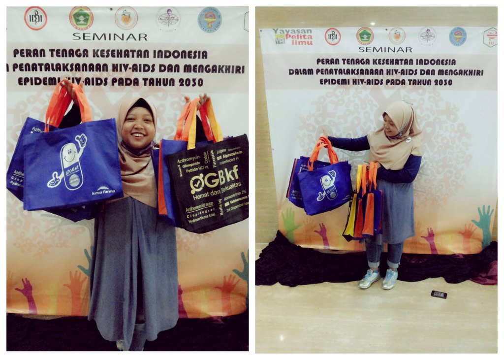 ayumainah's tweet photo. @SketsaYPI tas ini ibarat ODHA, mari kita slg berpegang tangan demi mnuntskn RI bbs hiv/aids #seminarnasionalYPI https://t.co/pnk4tka3Ch