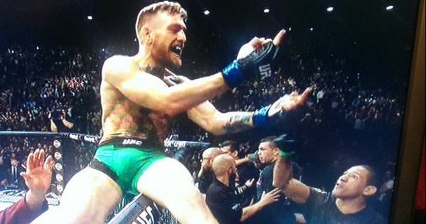 InternetPalace's tweet photo. Humble in victory and defeat you say? #UFC196 https://t.co/7nth4880bS