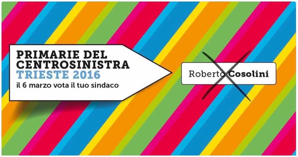 triestecambia's tweet photo. Oggi. Per proseguire quanto iniziato 5 anni fa vota @RobertoCosolini #cosolinisindaco #avantitutta #Trieste https://t.co/K3evbULZx2