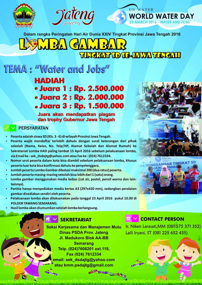 dpusdatarujtg's tweet photo. Keg. lomba HAD 2016 Prov.Jtg slngkpnya unduh di  https://t.co/9nLOOD0ghA @ganjarpranowo @SumberDayaAir @humasjateng https://t.co/F0TZU5B7pJ