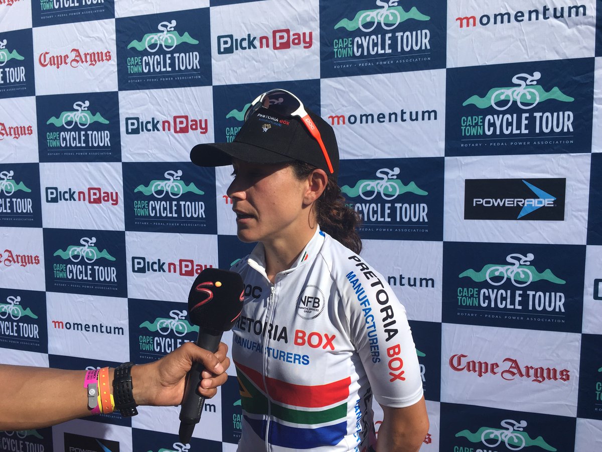 Super proud of another amazing win from @AnLi_k <a href="/CTCycleTour/">Cape Town Cycle Tour</a> @POC