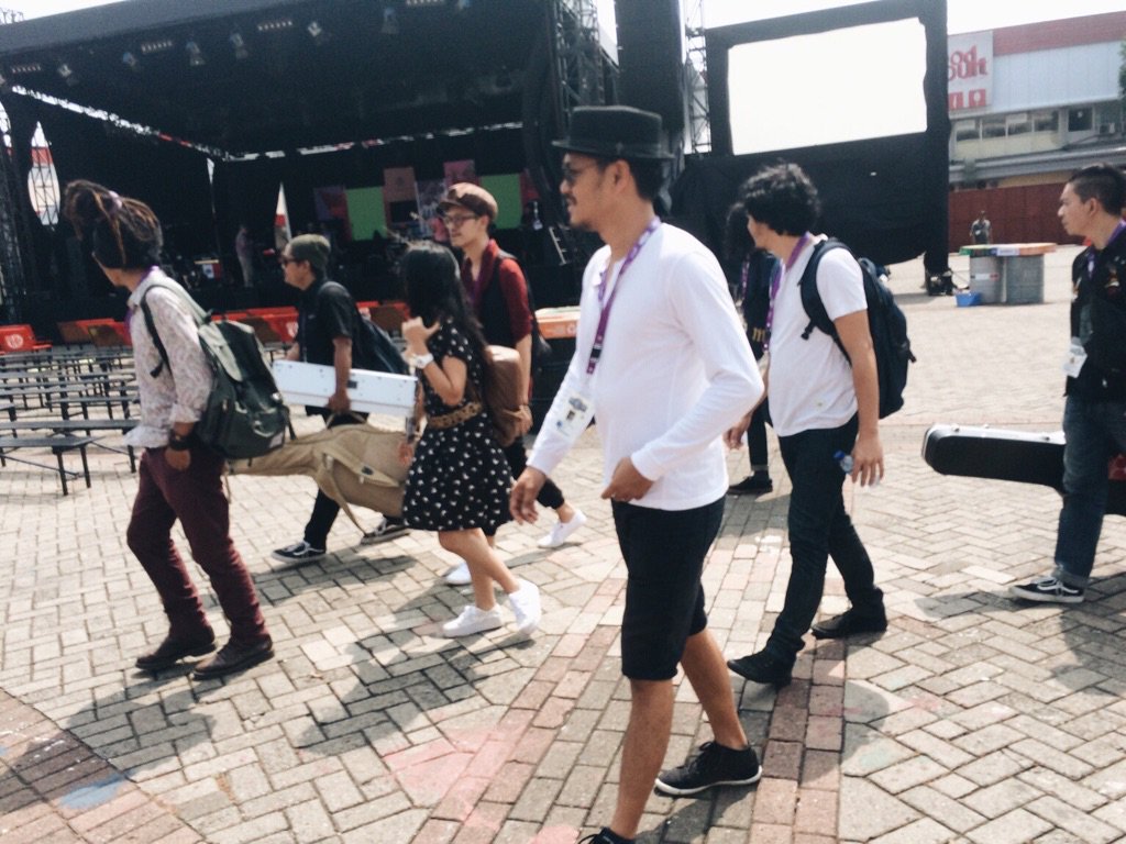 Kami baru sampai di venue <a href="/JavaJazzFest/">Java Jazz Festival</a> 2016, JI Expo Kemayoran, Jakarta.