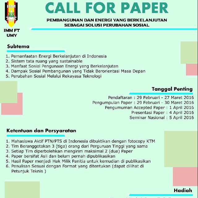 Mari tuangkan ide!! <a href="/infoUMY/">tweetUMY</a> @anakUMY <a href="/Jogja24Jam/">Jogja24Jam</a> @JogjaStudent <a href="/JogjaUpdate/">jogjaupdate.com</a> <a href="/immarfakhruddin/">immarfakhruddin</a>