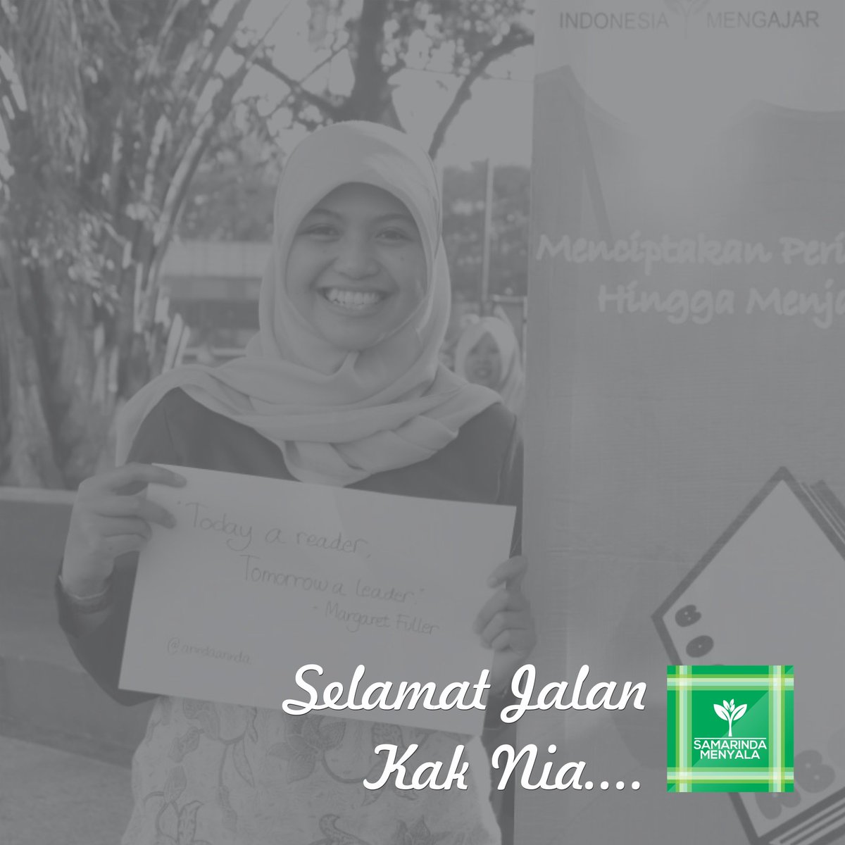 Selamat jalan Kak Nia.
Samarinda Menyala bangga pernah digerakkan oleh mu....