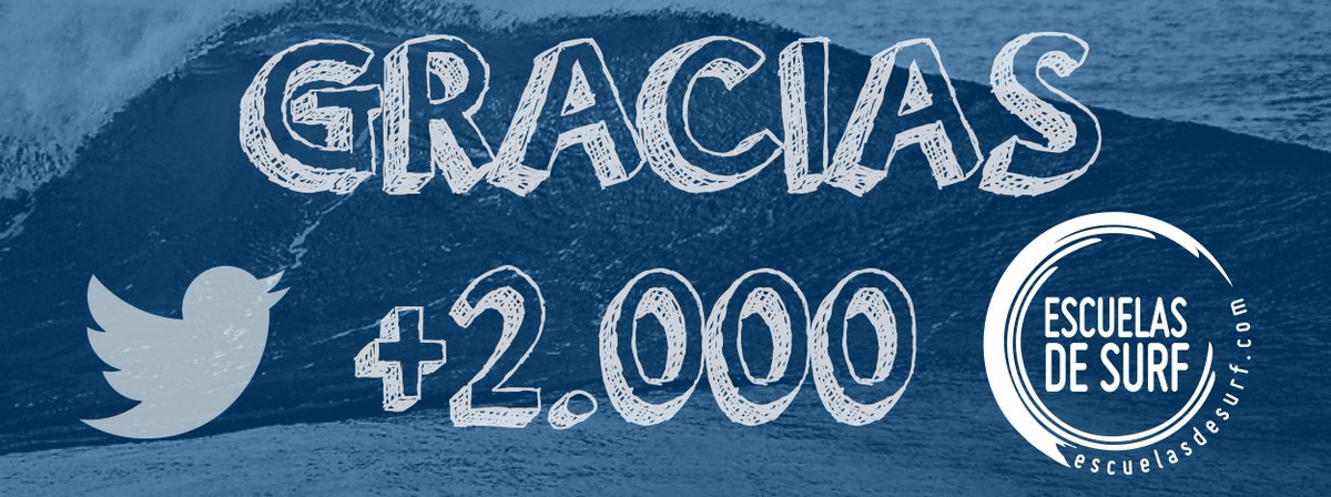 escuelasDsurf's tweet photo. Muchas gracias y #FelizDomingo
Ya somos + de 2.000 en @escuelasDsurf 

¿Te vienes?
https://t.co/hDq9RnssRx https://t.co/rEeClwL5s6