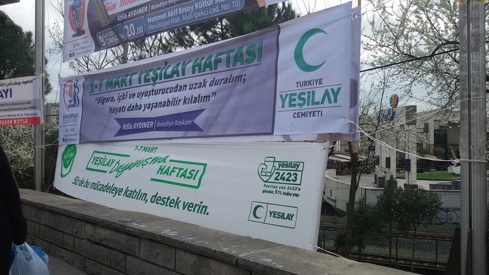 kartaltepe mah 50yıl cad ve kocatepe metro çıkışı teşekkürler bayrampaşa beledisi #Yeşilaypankartı #iyikiyeşilayvar