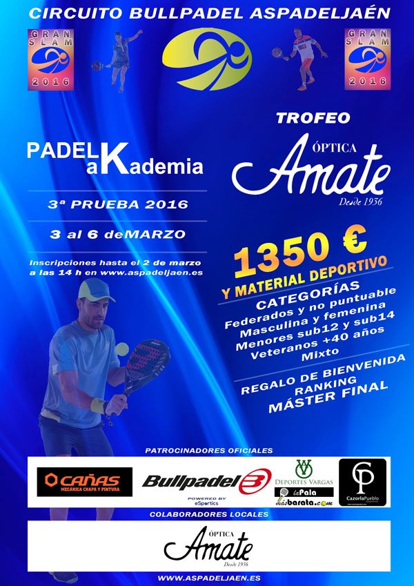 aspadeljaen's tweet photo. @saritamarcos @teresade26 Vs @IsaFdz10 @MartaPo1093 final femenina del trofeo @Optica_Amate gran slam @PADELaKademia https://t.co/y0q3fkCPVU