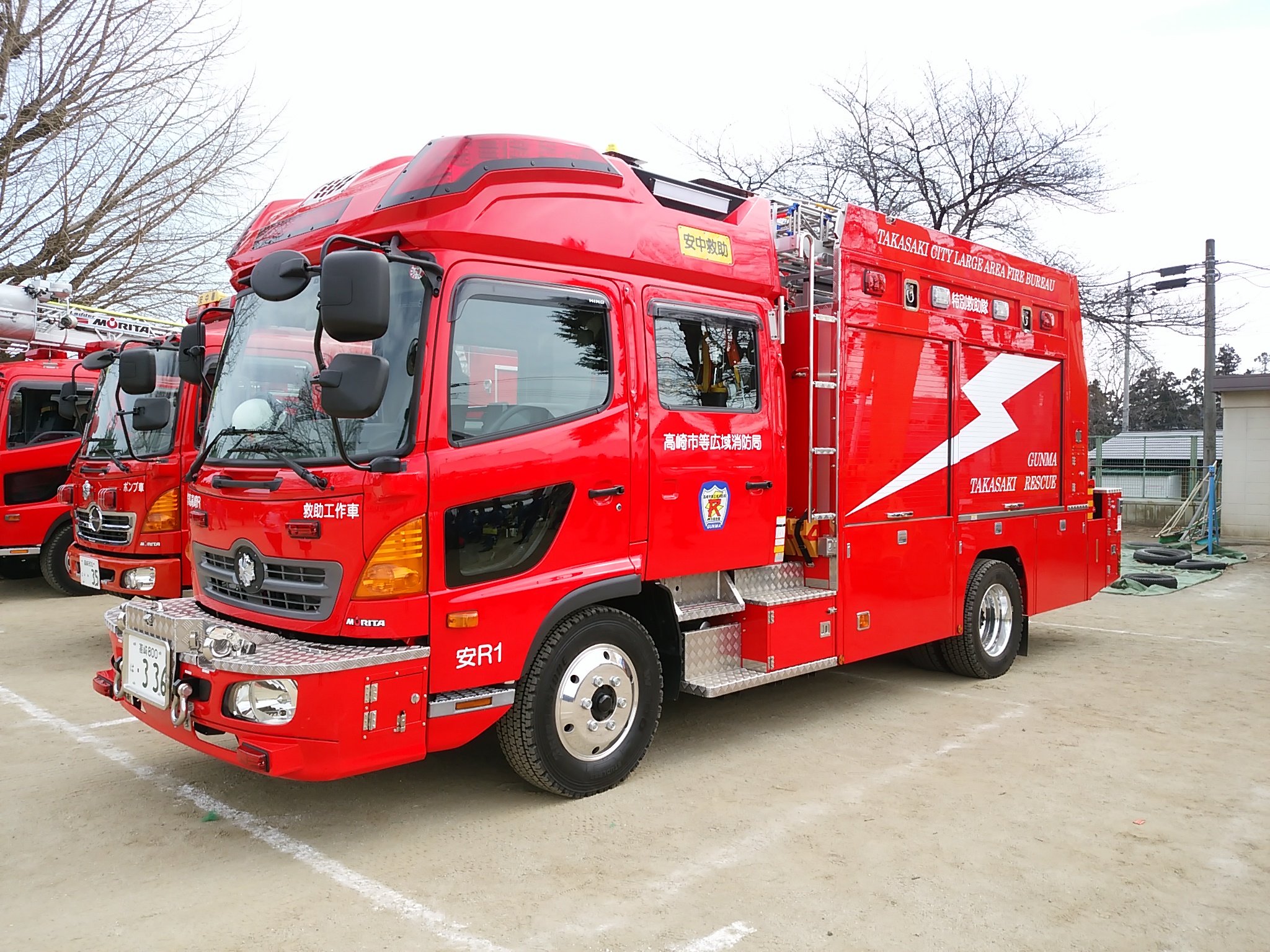 Rescue 今年度の新車の救助工作車 シャッターもシンプルでかっこいい T Co Glk7rlgr8l