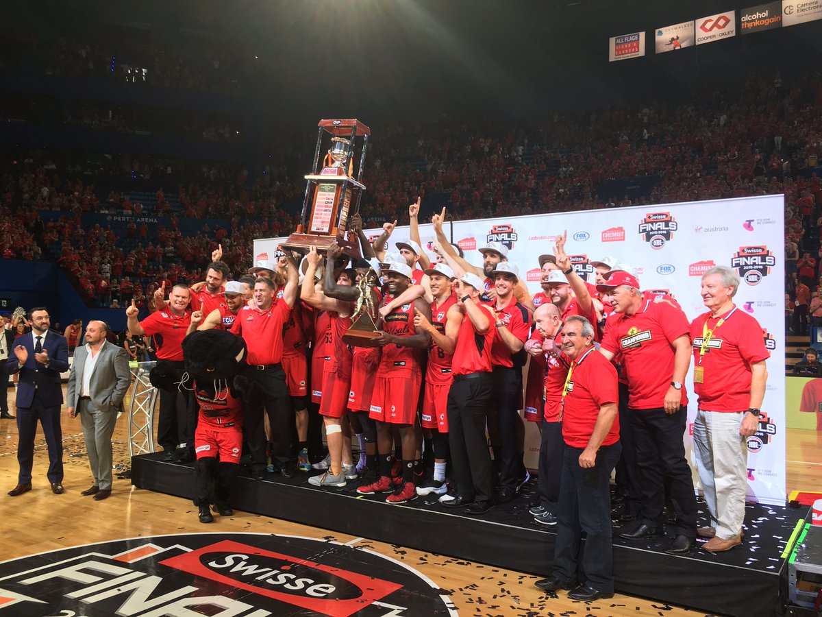 PerthWildcats's tweet photo. What a moment! #2016Champions https://t.co/NLsAAvMbab