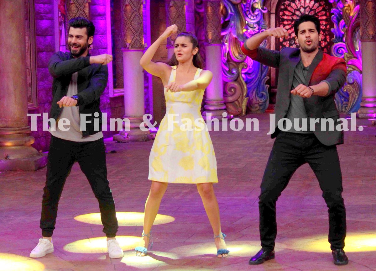 thefnfjournal's tweet photo. #FawadKhan , #AliaBhatt &amp; #SidharthMalhotra dance away on ‘ #ComedyNightsBachao
https://t.co/ZStVnhcV9K https://t.co/MdrVHNivI8