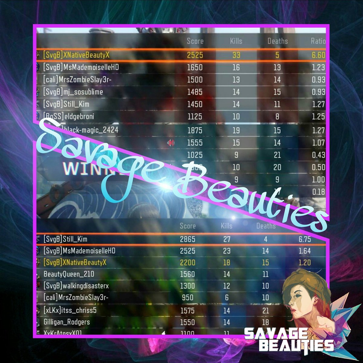 Savage Beauties (@savage_beauties) on Twitter photo 