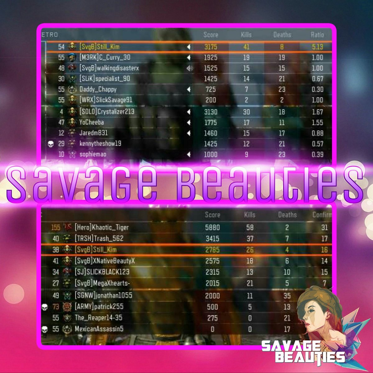 Savage Beauties (@savage_beauties) on Twitter photo 