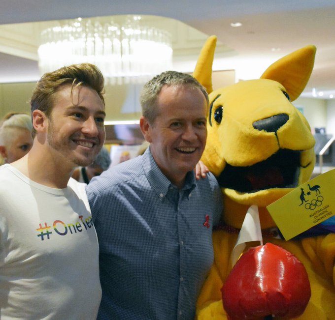That's sweet, thank u. I was sure u had no idea who I was 😅 RT @billshortenmp: Great to see MM at #SydneyMardiGras<a href="/tag/sydneymardigras"class="tags"><span>#sydneymardigras</span></a>