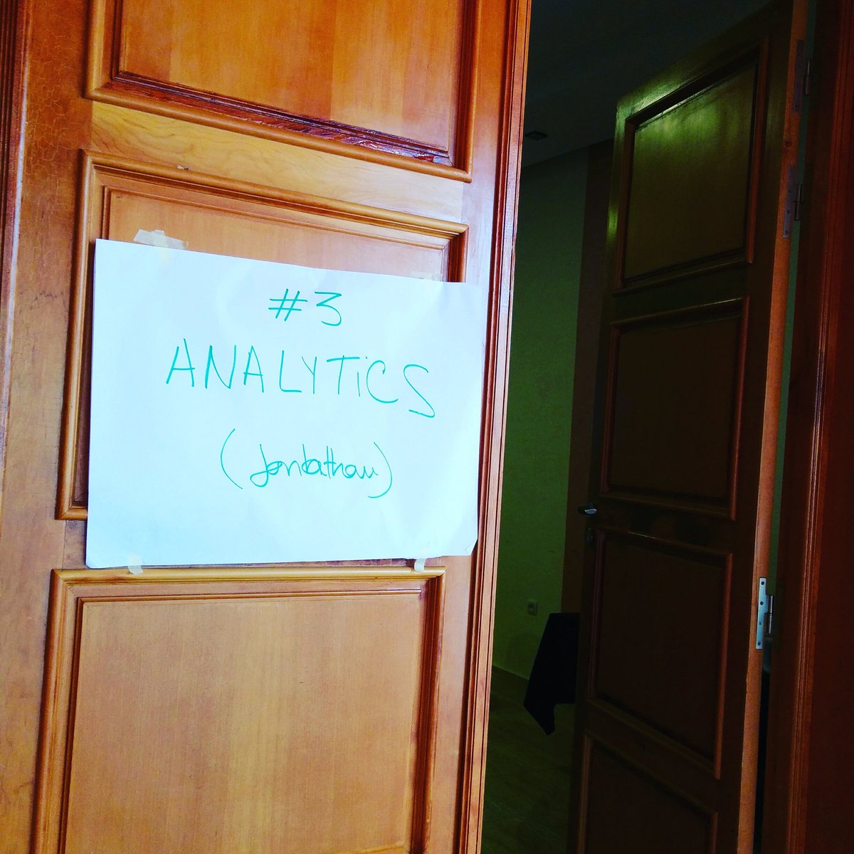jhamel's tweet photo. Sunday Funday. Join the party in room #3 #analytics #NDISMC https://t.co/DrUUVQTEeb