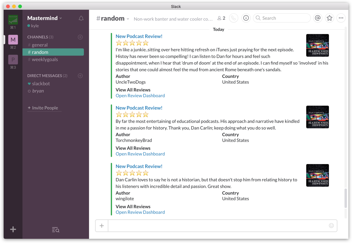PodBuzzz's tweet image. We've integrated with @SlackHQ! blog.podbuzzz.com/2016/03/06/wev…