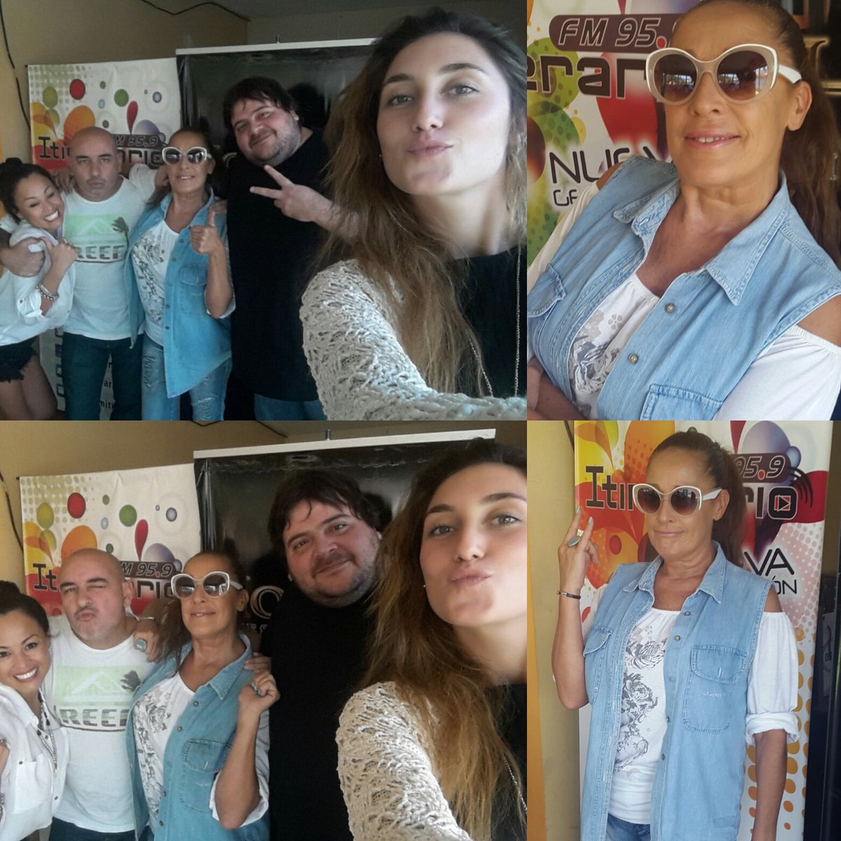 LakshmiColomber's tweet photo. Invitada de lujo !! #SandraCallejón en "Todos Locos" @fmitinerario 95.9.

@lattucaseba @PelaAnimador @LaAchaval https://t.co/DX8gs4bPin