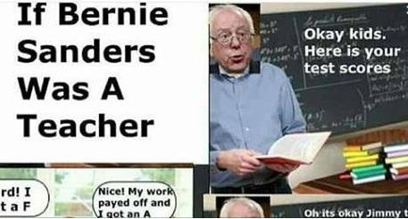 Téléchargement gratuit Images Young Conservatives On Twitter If Bernie Sanders Was A Teacher actualisé salutations