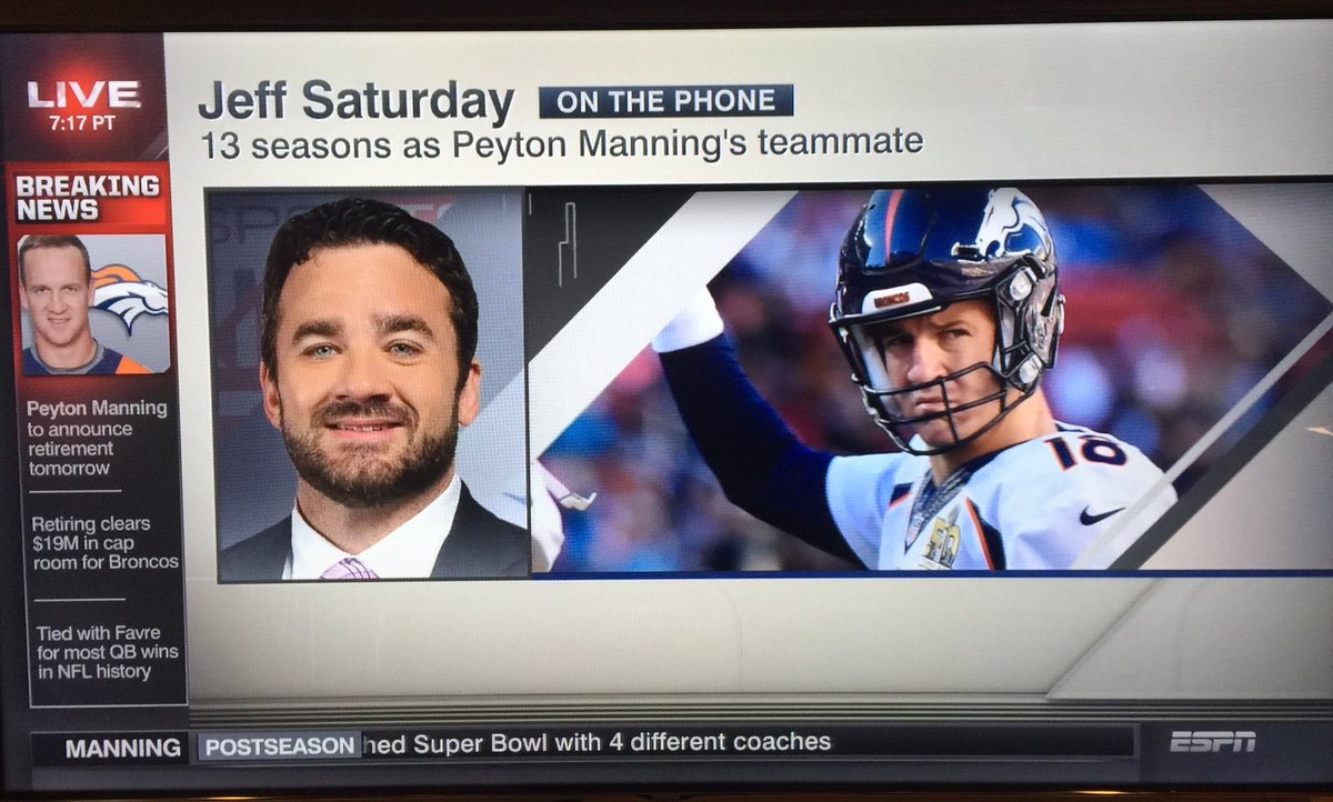 jroofoh's tweet photo. The repeating love fest for #Peyton Manning this morning on #ESPN is nauseating
#PeytonLove = #BradyHate nationally https://t.co/pRAzdjIZJO