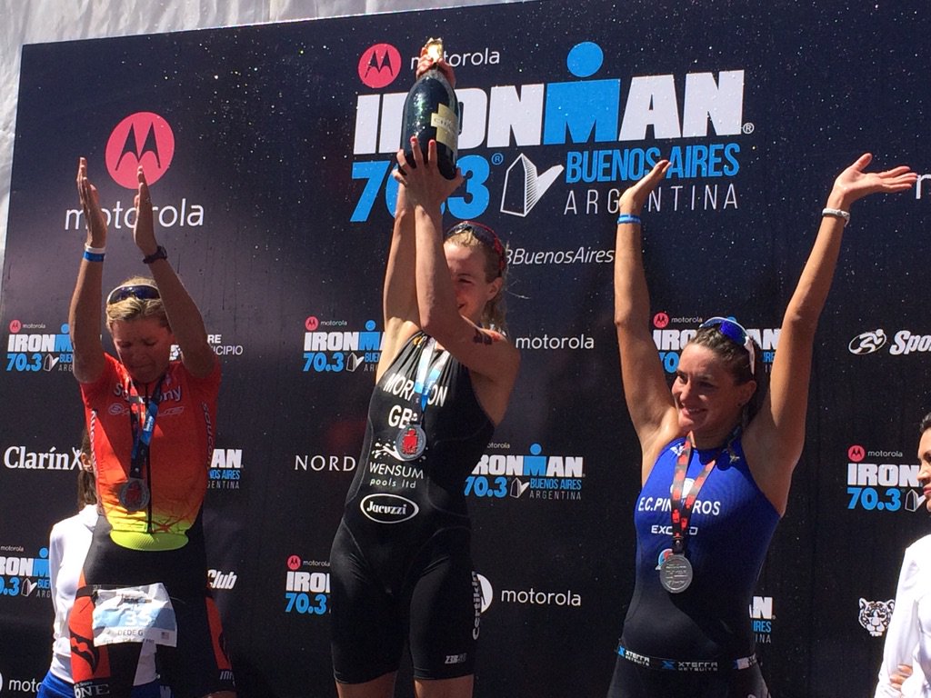 #Triatlon #im703buenosaires #coberturatriamax podio damas