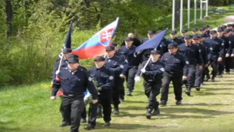 astroehlein's tweet photo. Some photos of the neo-Nazi party that just entered Slovakia's parliament... https://t.co/cH0RPfx2zk