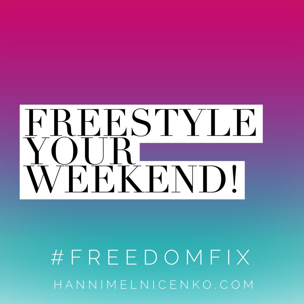 HanniMartiniii's tweet photo. Freestyle your weekend. #freedomfix #freedom #free #digitalnomad https://t.co/ey3130WclP