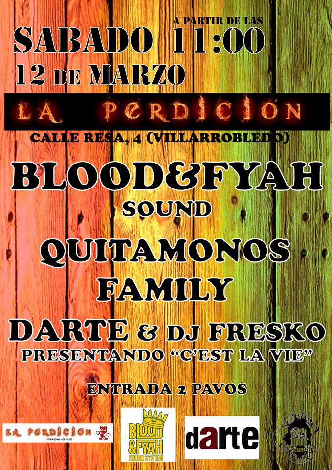 Quitamonos's tweet photo. BLOOD &amp; FYAH - QUITAMONOS - DARTE &amp; DJ FRESKO
🔥 🔥 🔥
VIERNES 11 DE MARZO: TOMELLOSO
SÁBADO 12 DE MARZO: VILLARROBLEDO https://t.co/LMOQy6MGZY
