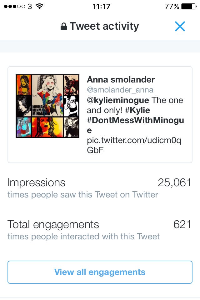 toocreativeart's tweet photo. This #TheresOnlyOneKylie @kylieminogue tweet made an impression! #MinMania by #TooCreative https://t.co/PBqdqpFotY