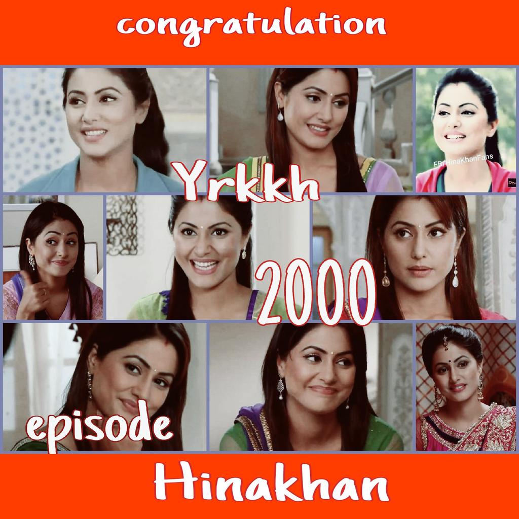 HeenaHk199's tweet photo. @eyehinakhan big congratulation for completing 🍫🍫🎂🎂🎂
#2000episode of yrkkh 
#7 years of akshara 👸👸
#yrkkh rock✌✌✌ https://t.co/Wk1mGsxRTb