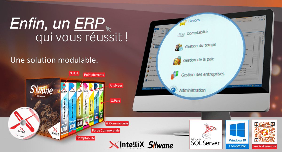 intellixgroup's tweet photo. Une solution modulable... https://t.co/zhRj69x7TQ
#Silwane #ERP / @intellixgroup https://t.co/MeInjUpO51